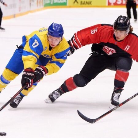 Украинская команда начала чемпионат мира по хоккею U-18 с уверенной победы.