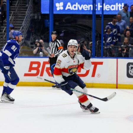 В плей-офф НХЛ команды Флориды и Каролины одержали победы и приблизились к переходу во второй раунд.