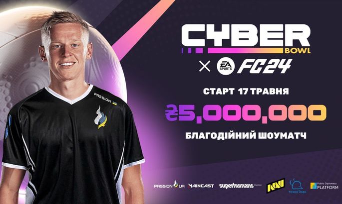 Организация Зинченко в сотрудничестве с NaVi и Maincast будет организовывать благотворительный турнир вместе с FC 24.