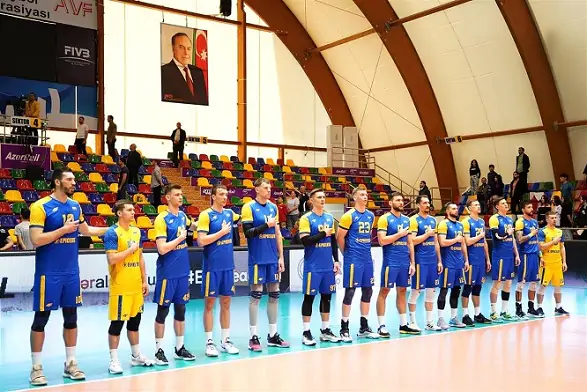 Украинская национальная команда победила команду Азербайджана в матче Золотой Евролиги.